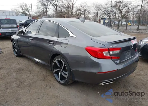 2019 Honda Accord Sport из США, поврежденный, VIN 1HGCV1F37KA051273
